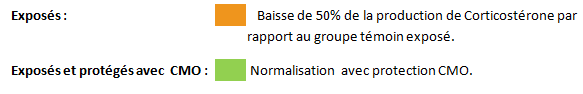 Production de corticostérone synth